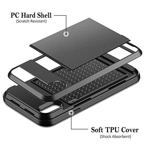 Funda para X, Vofolen Funda para iPhone X mejorada