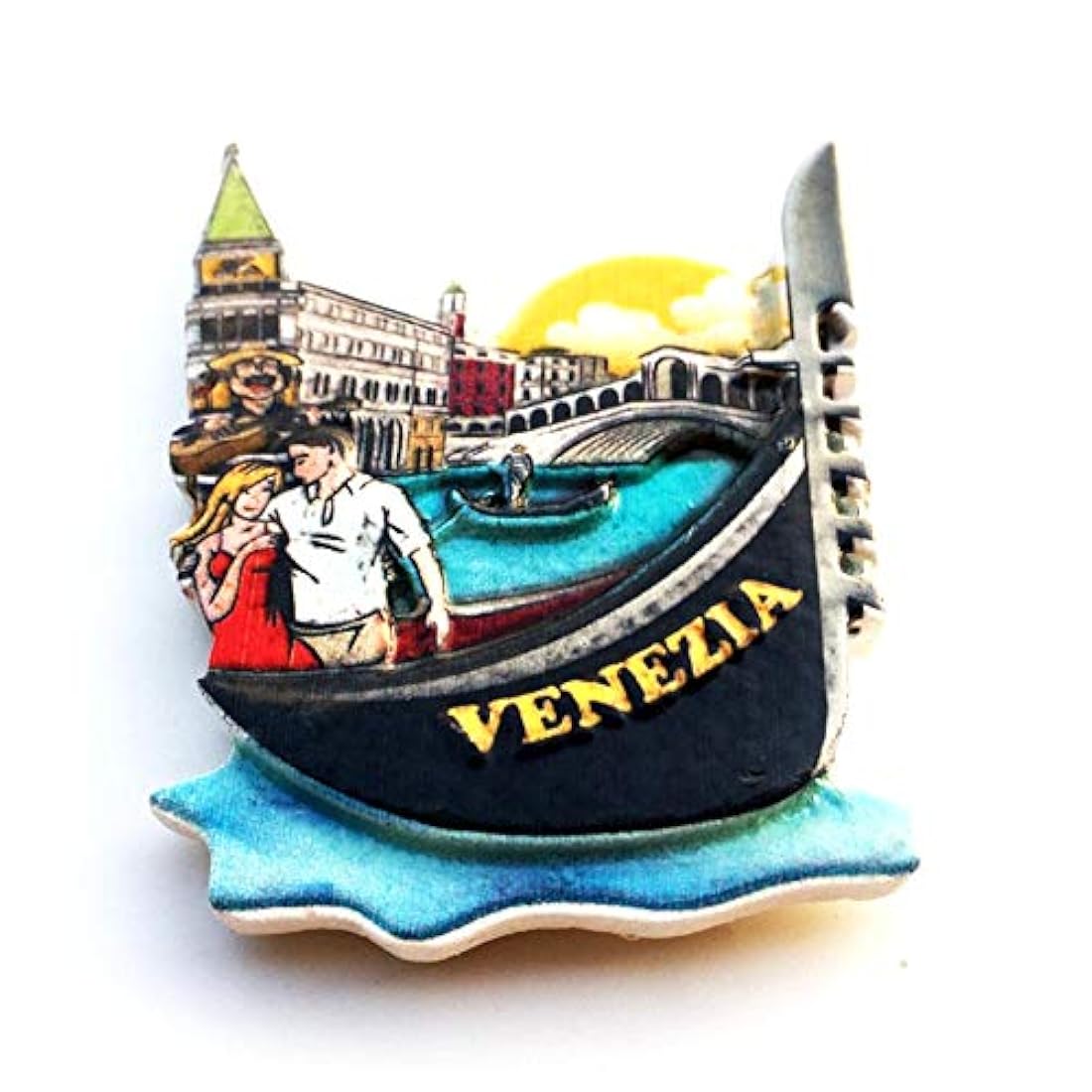 Imán para nevera de Venecia Italia, hecho a mano