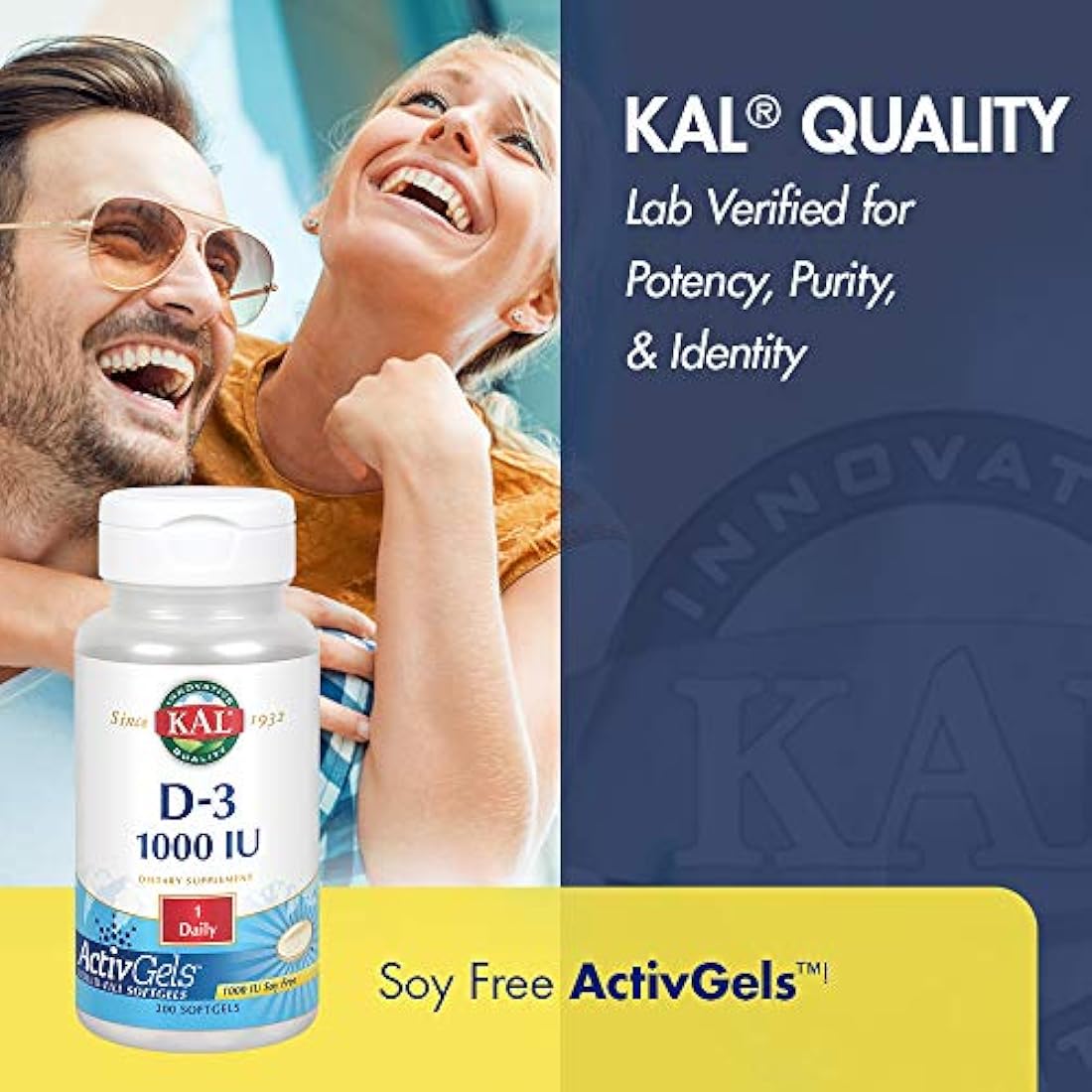kal D-3 1000 IU softgels, 1, 1