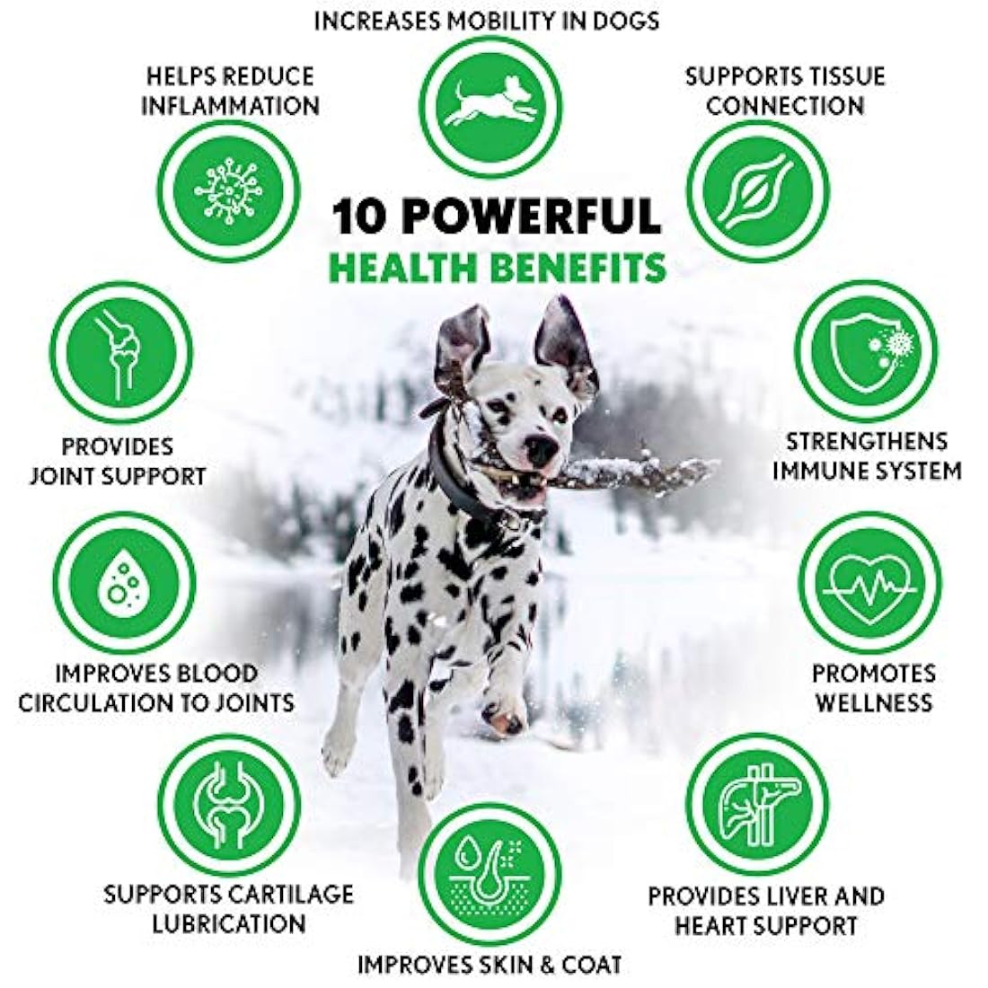 Suplemento orgánico de cáñamo para caderas y articulaciones