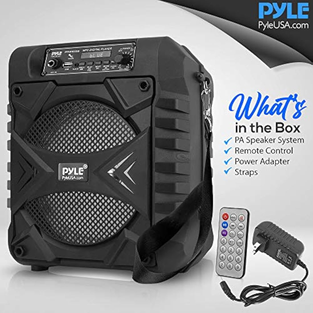 Parlante Portátil Bluetooth negro PYLE-PRO PPHP854B