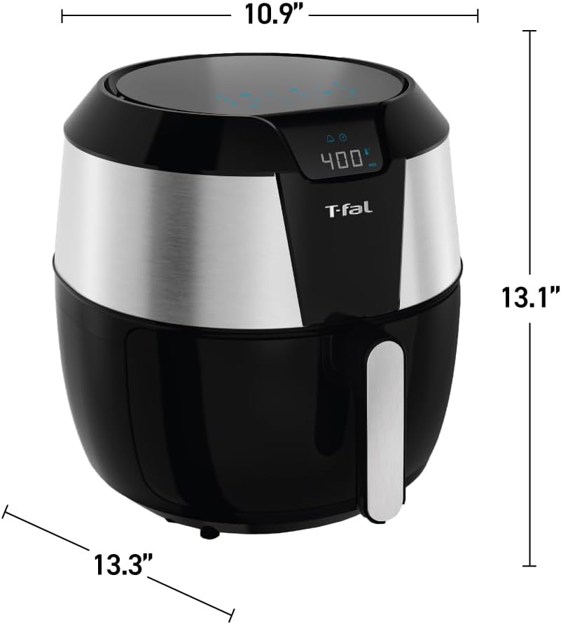Freidora de aire y parrilla T-fal, 5.9 qt, 8 programas, XXL