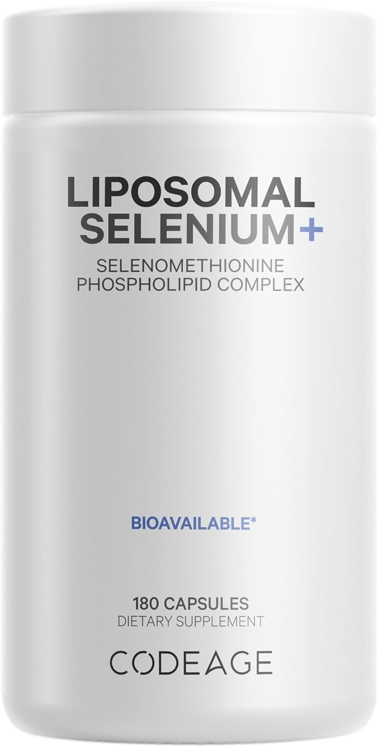 Suplemento de selenio de 200 mcg apoyo inmunológico 180 cáp