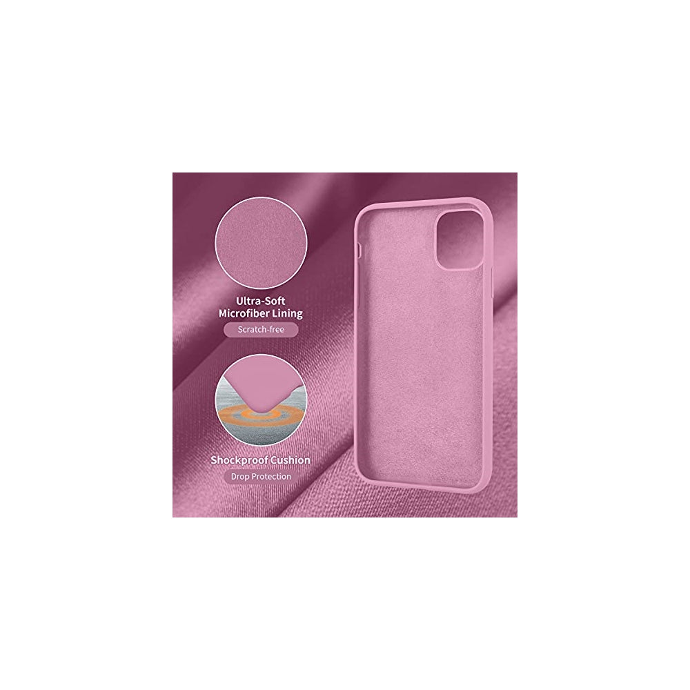 Fundas y Estuches para iPhone 11 silicona Lila