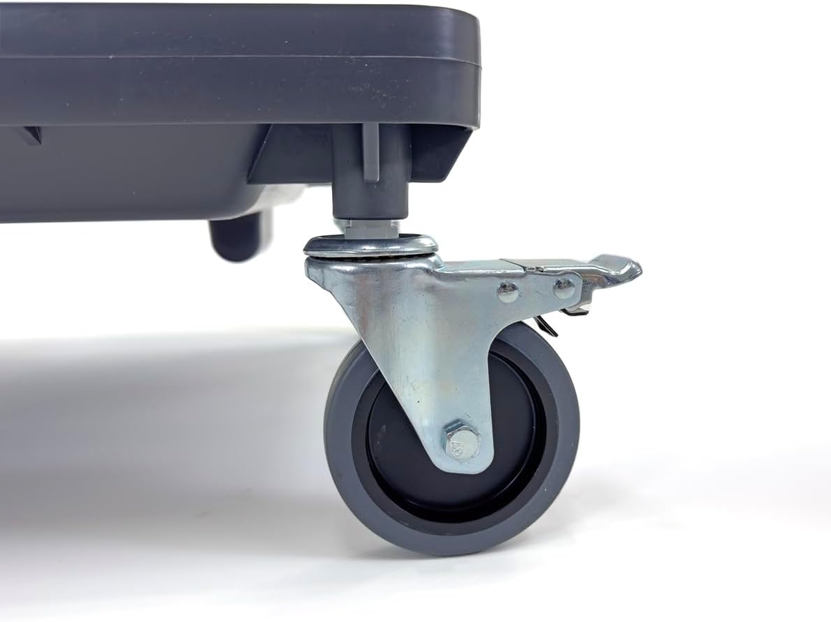 Dolly para estante de platos y vasos | 250 lbs capacidad | 4