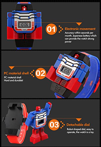 reloj digital de Transformers