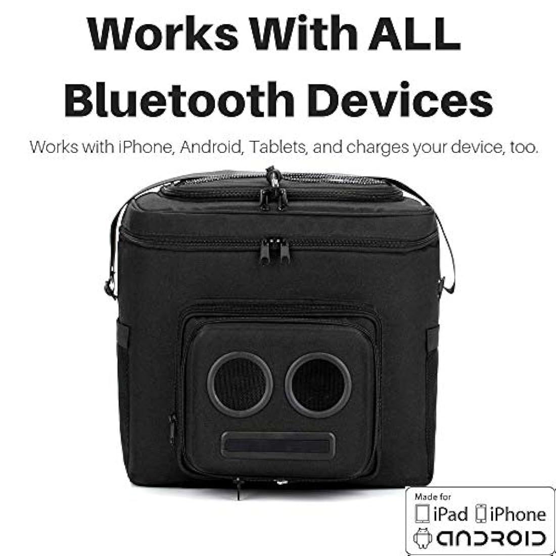 Enfriador con altavoces bluetooth