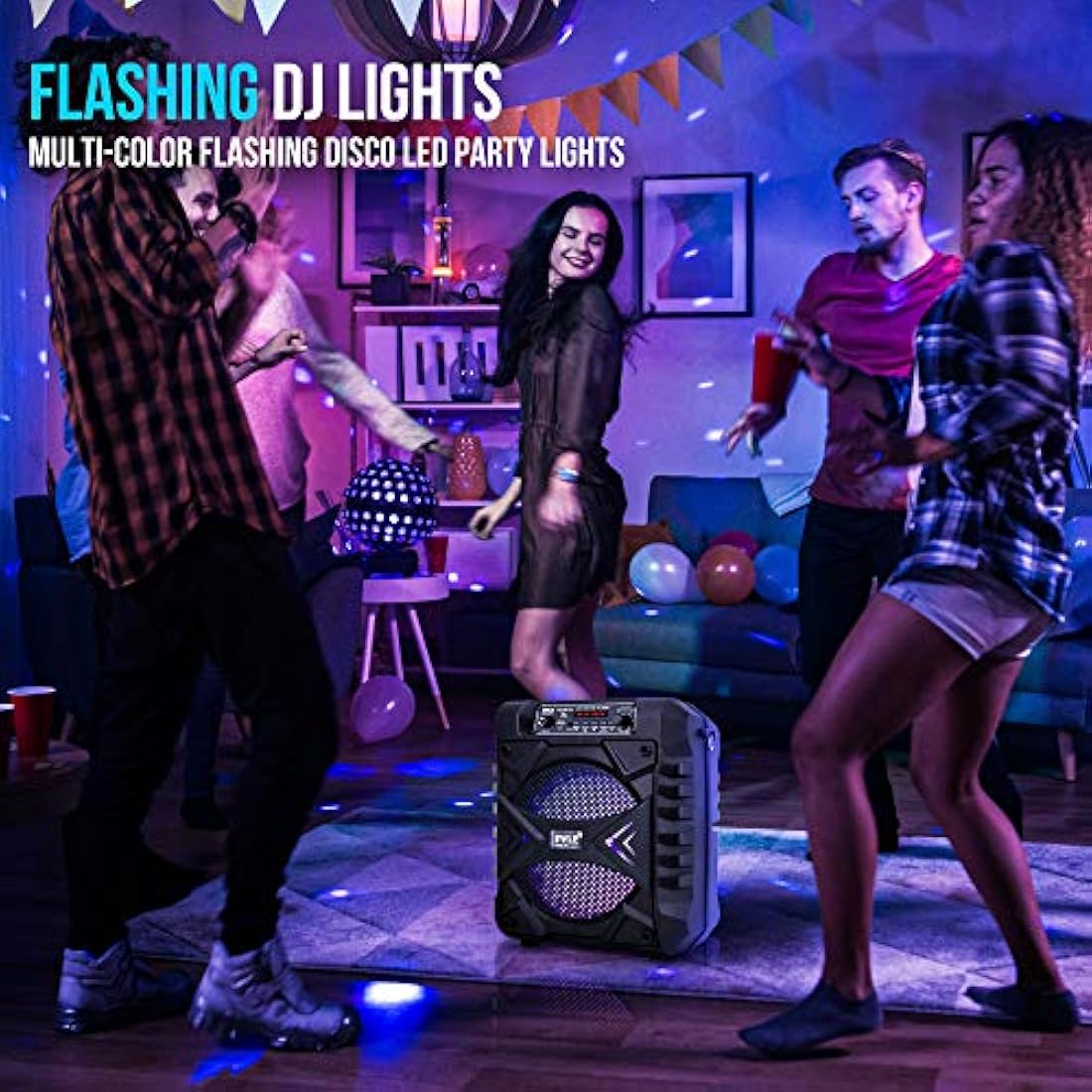 Parlante Portátil Bluetooth negro PYLE-PRO PPHP854B