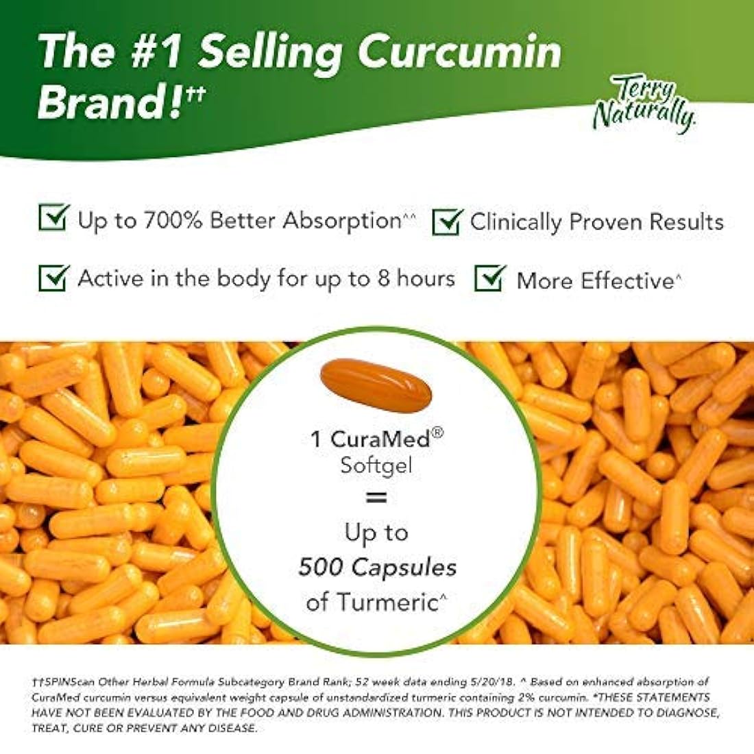 Terry Naturalmente CuraMed 375 mg - 60 cápsulas blandas