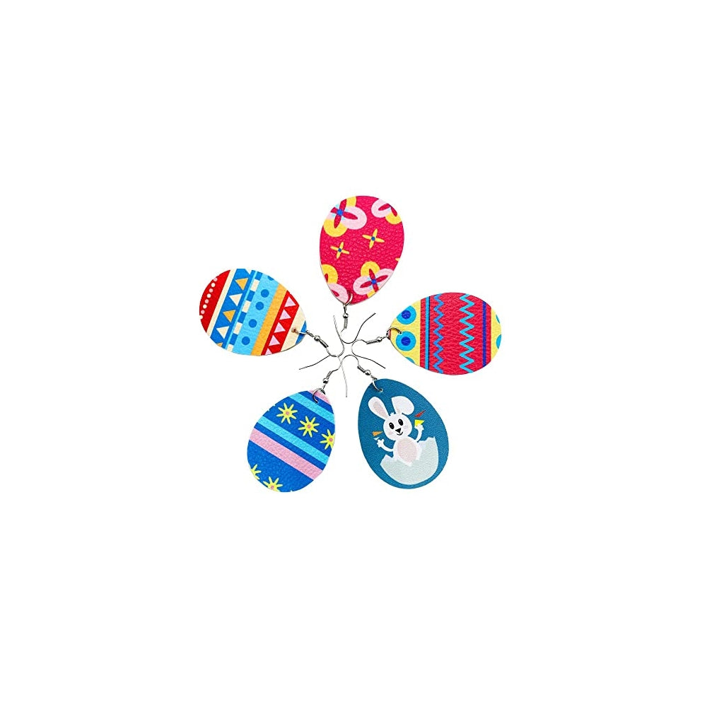 Aretes de piel sintética de trébol sombrero verde 25 pares