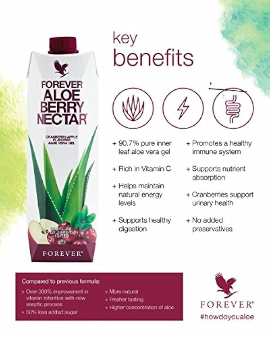 Forever Aloe Berry Nectar (Paquete de 2)