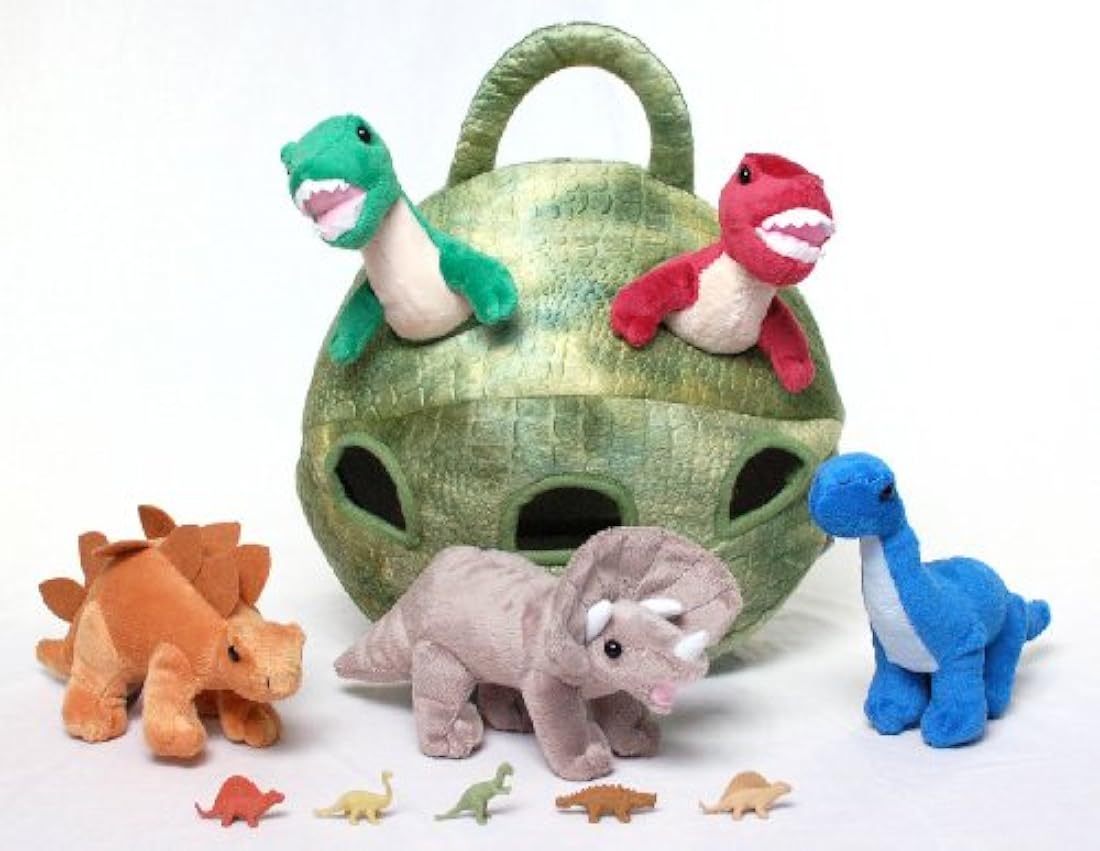 Peluche de unipak dinosaurio incluye 5 Animales de peluche