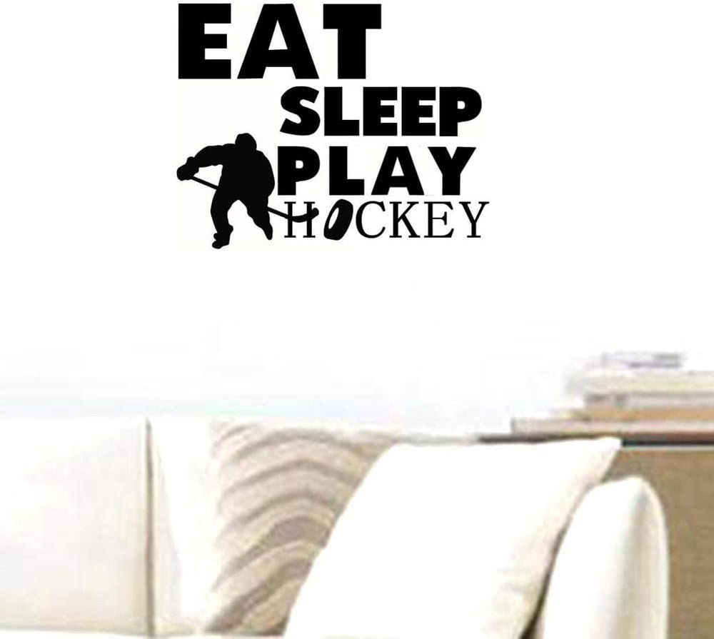 Vinilo Decorativo BIBITIME Silueta Hockey para Habitaciones Infantiles