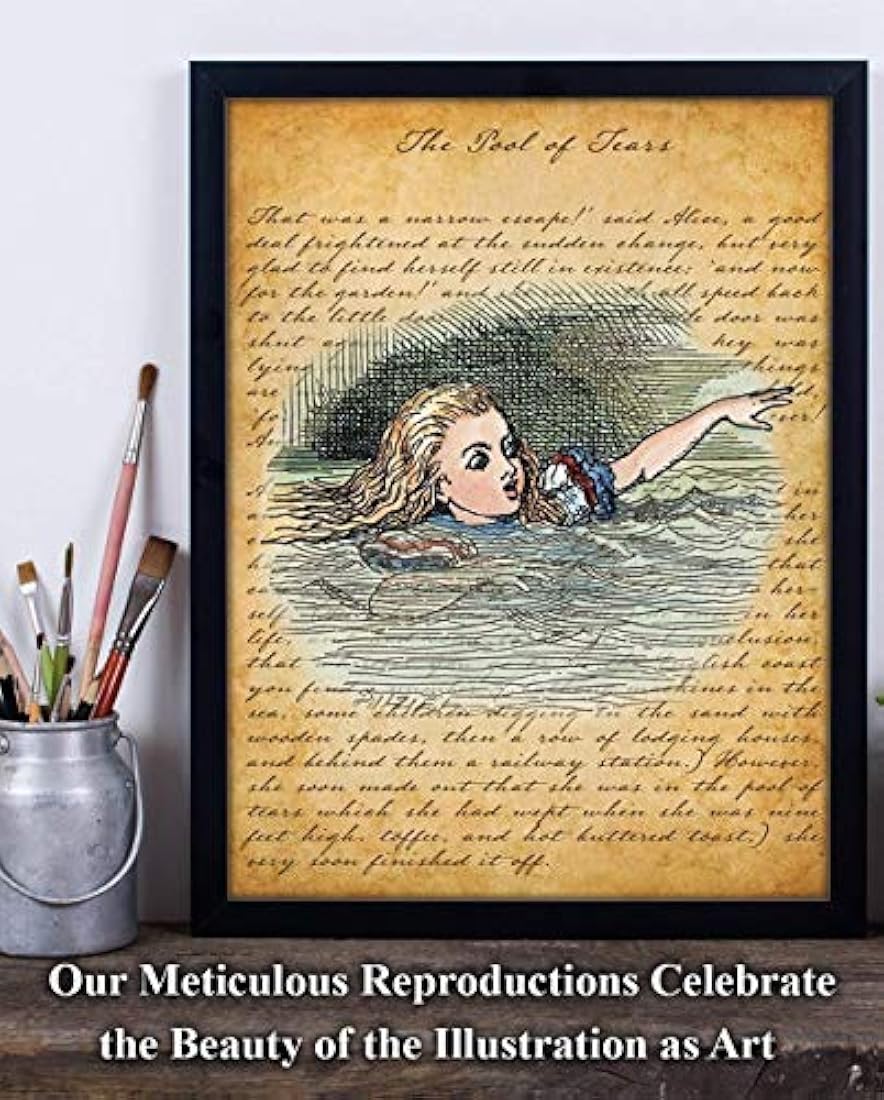 cartel de Alicia en el país de las maravillas de 11x14