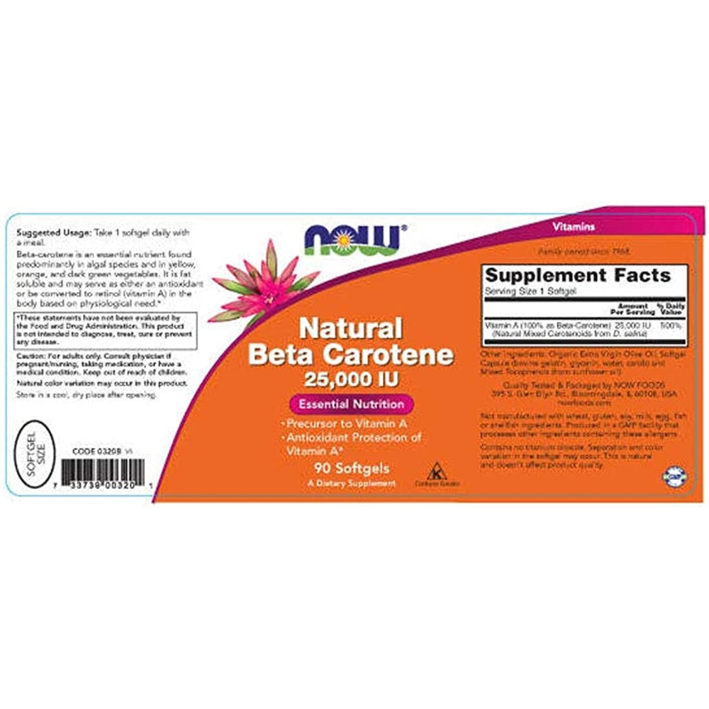 Suplementos Alimenticios Beta Caroteno