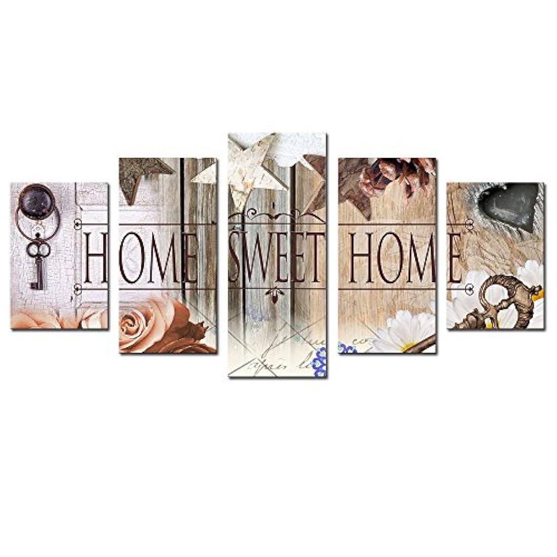 AWLXPHY - Lienzo decorativo para el hogar, 5 paneles