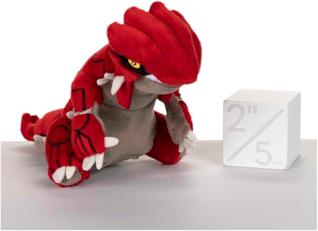 Pokémon Center: Peluche Groudon Sitting Cuties, 5 ¾ pulgadas