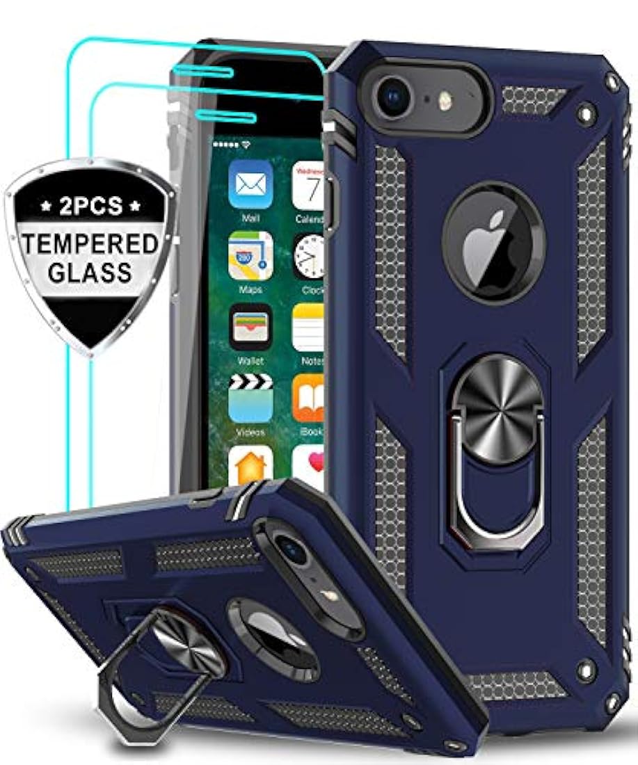 Carcasa para iPhone X con protector de pantalla de cristal
