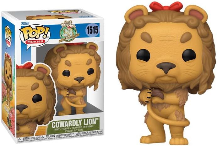 Figurita Cowardly Lion Funko 85 Aniversario, 3.75 pulgadas