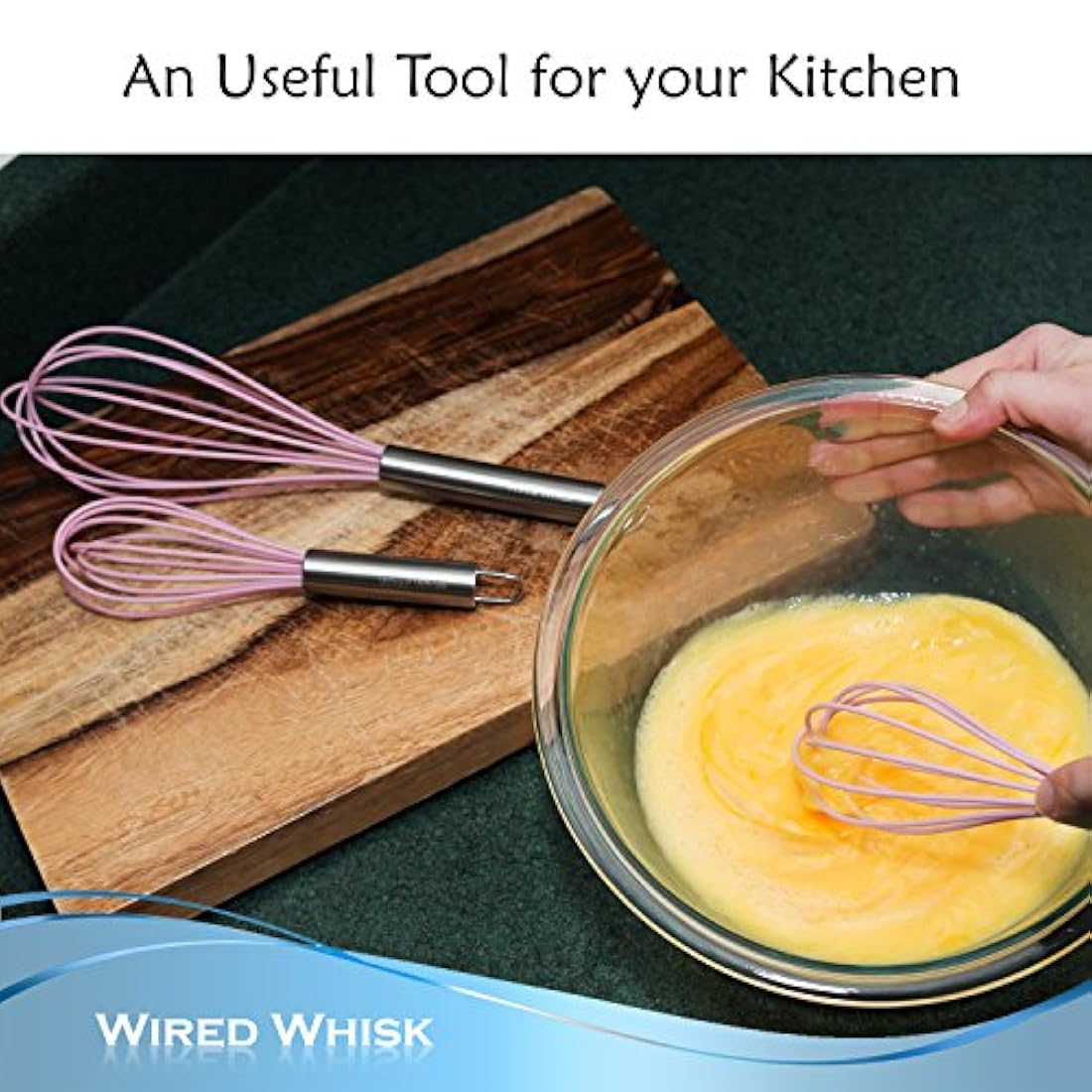 juego de 3 batidoras de silicona, instrumentos de cocina