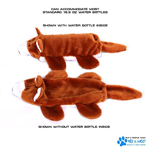 Max and Neo Fox, oso y lobo botella de agua para perros