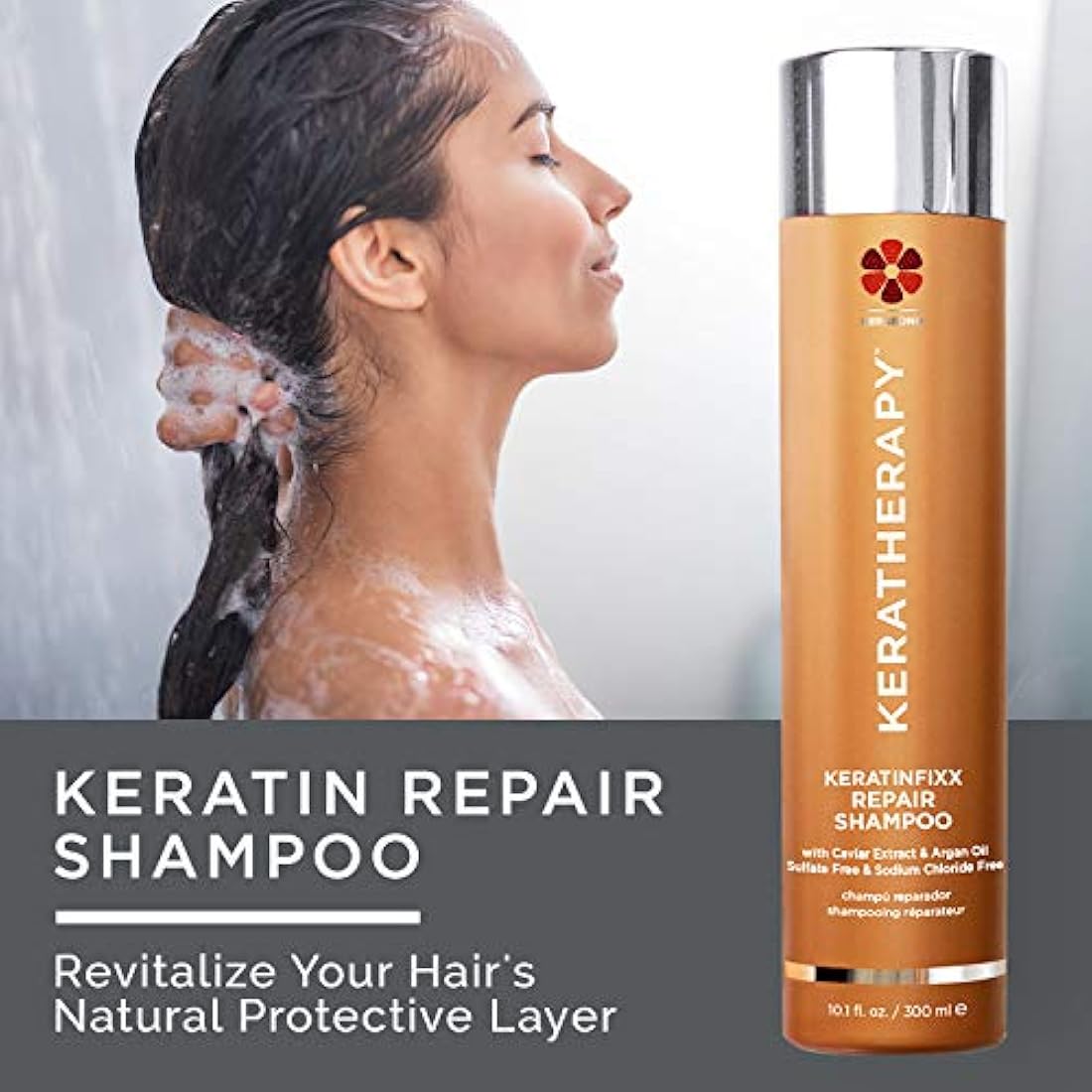 Champú con infusión de queratina