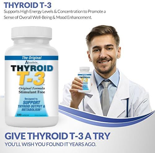 Suplemento Thyroid T-3 Radical Booster Metabólico 180 cáp