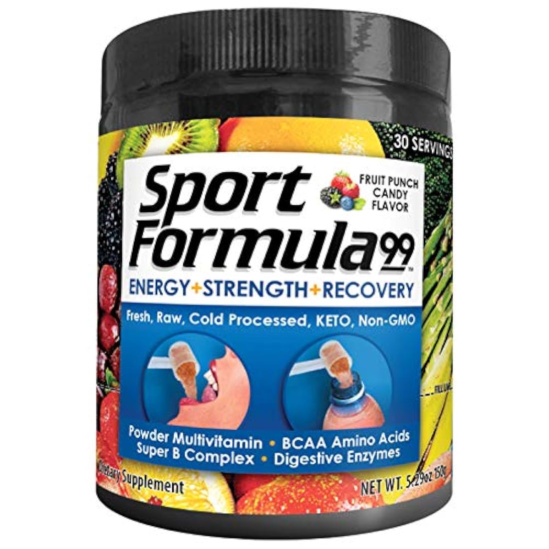 Fórmula Deportiva Diaria Multivitamina BCAA Amino Ácido