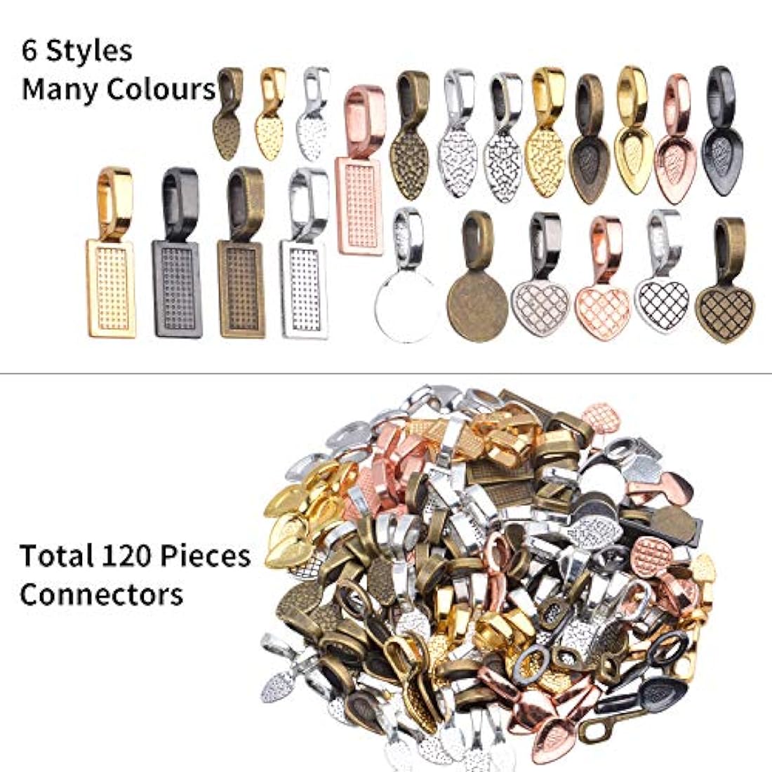 Dijes y Medallas 120 piezas