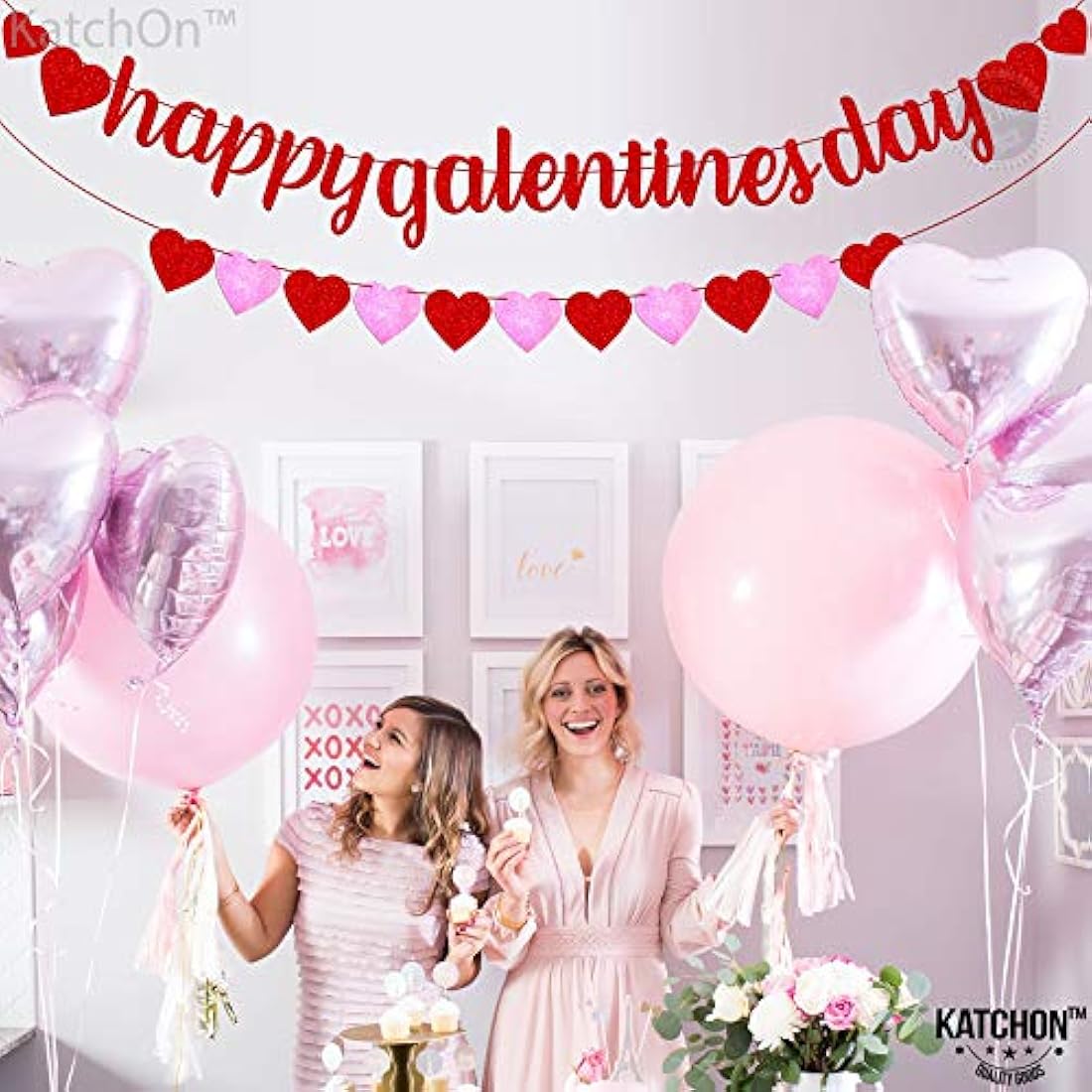 Pancarta feliz del día de San Valentín