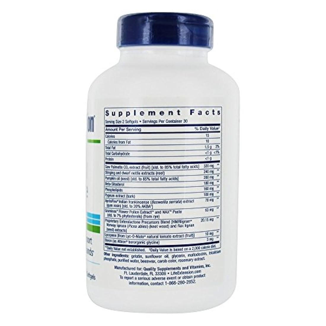 Life Extension Ultra Prostata Fórmula, 02029