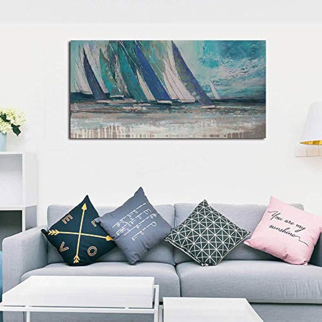 Lienzo decorativo para pared, diseño moderno y panorámico