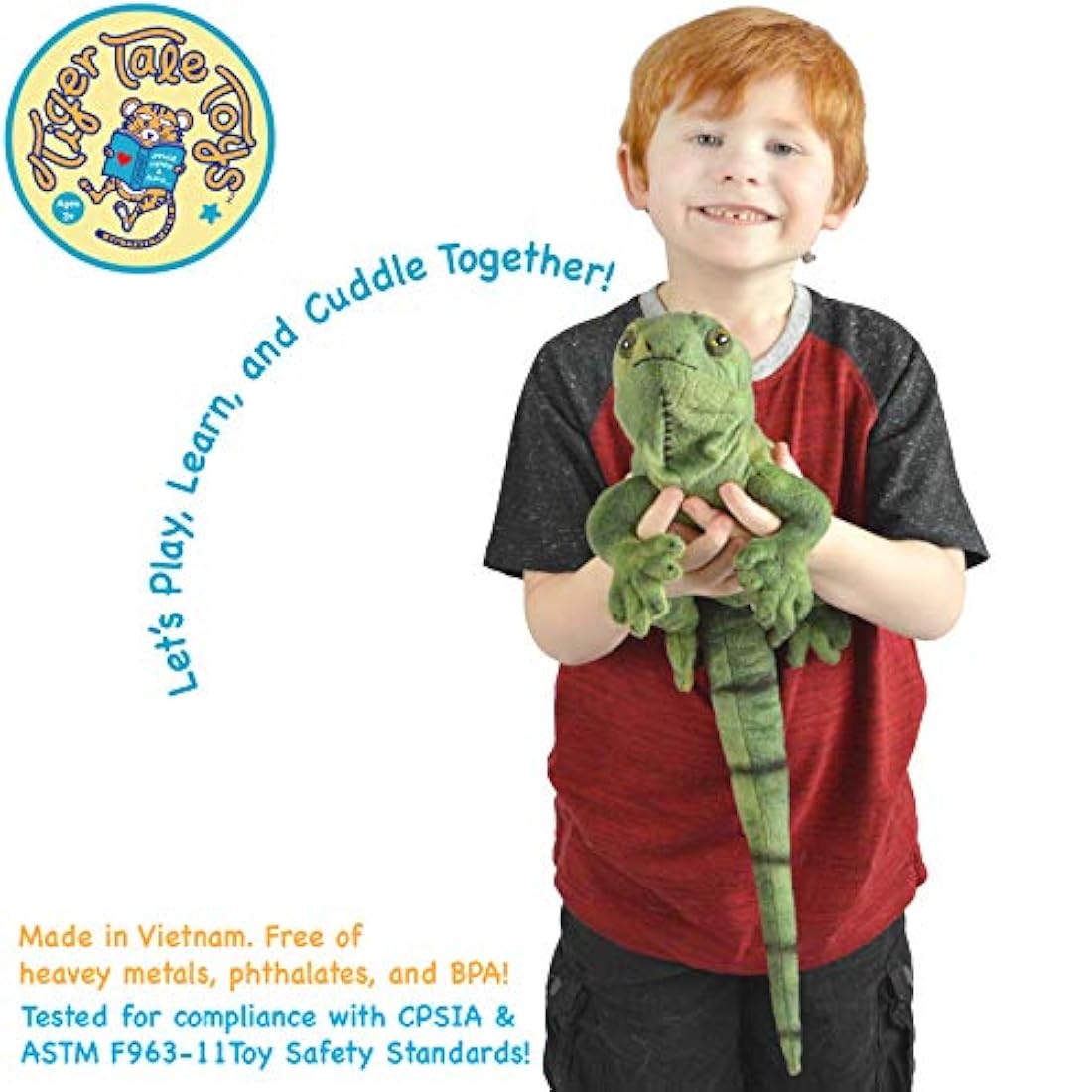 Lagarto de peluche, por Tiger Tale Toys