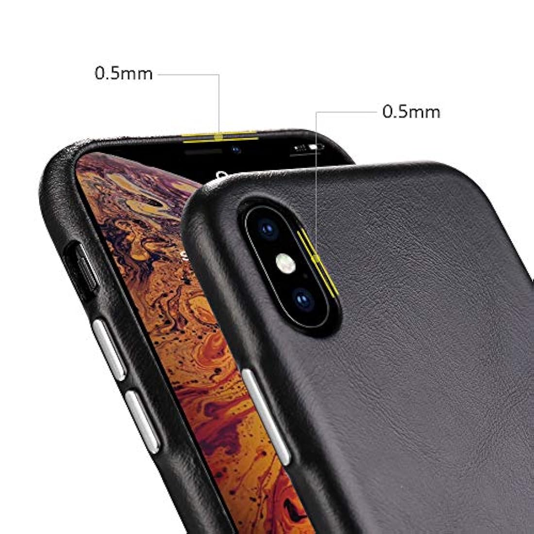 Funda de piel para diseño antideslizante