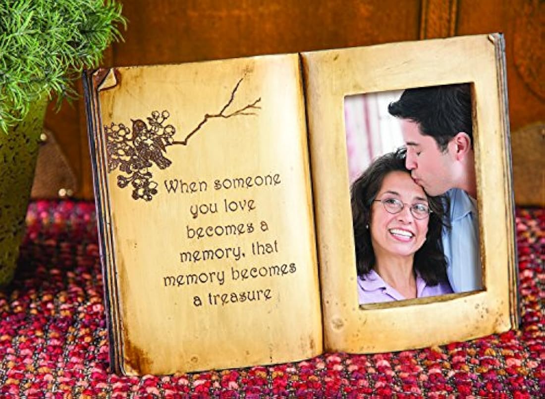 Marco de fotos con diseño de libro abierto - Manual