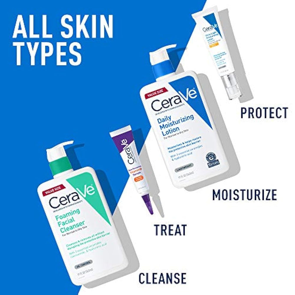 Hidratante facial con SPF 30, 1.7 onzas loción facial ligera