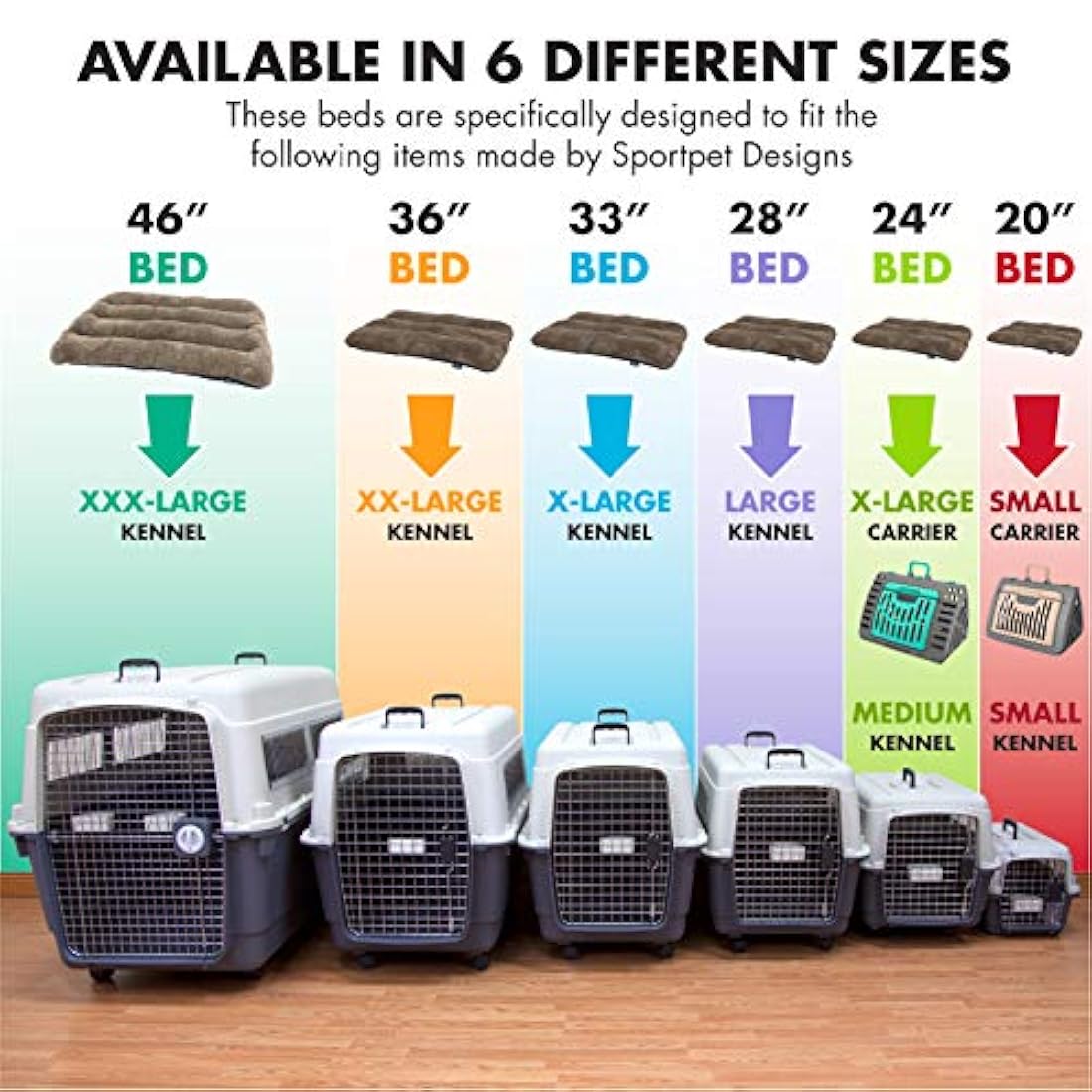 Cama impermeable para mascotas se adapta caja de plástico