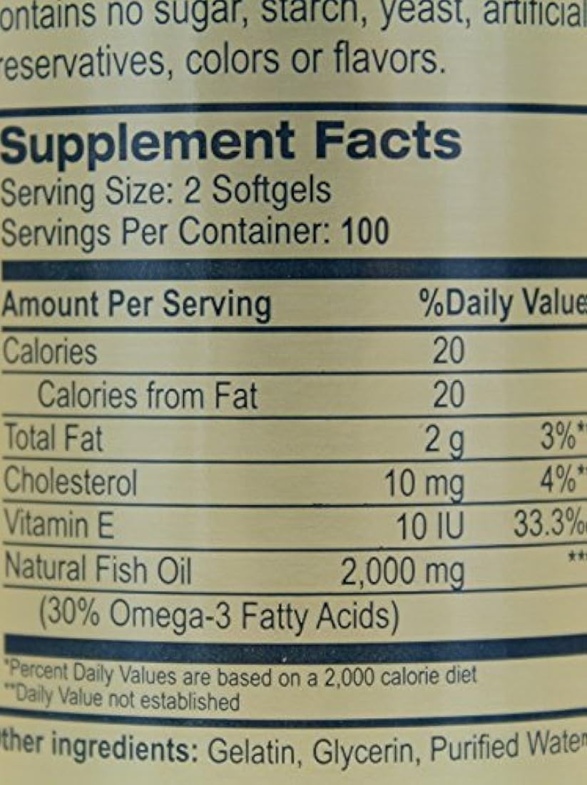 dorado Alaska Deep Sea Aceite de Pescado, Omega 3, DHA / EPA 1000 mg 200 softgels, fresco buen producto