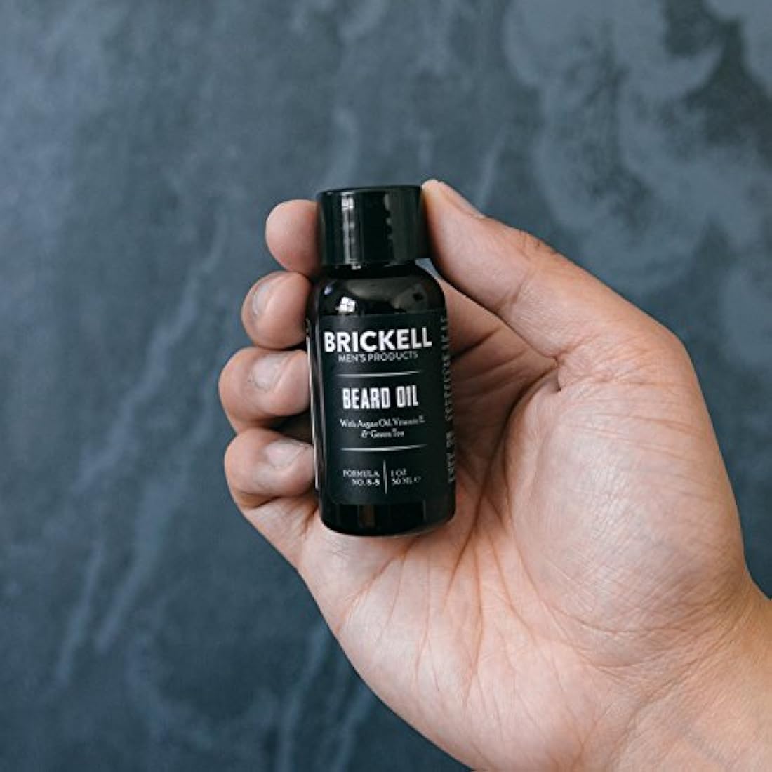 Brickell Aceite de barba hombres,naturalde argán y jojoba