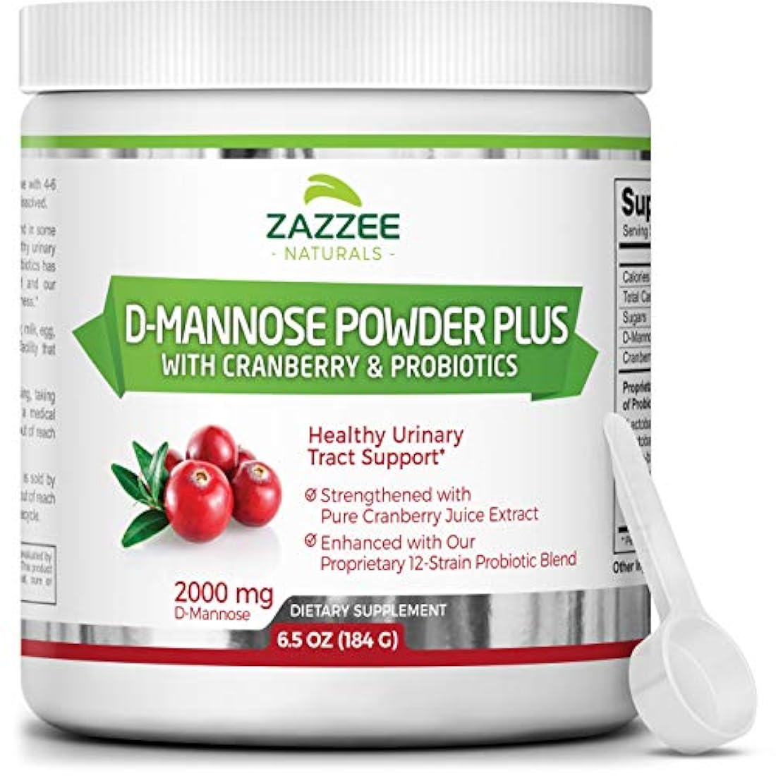 Zazzee D-Mannose Powder Plus, 67 porciones, 6.5 onzas