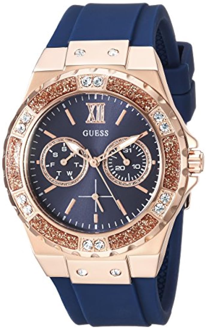 Reloj de Mujer de Acero Inoxidable GUESS Día + Fecha
