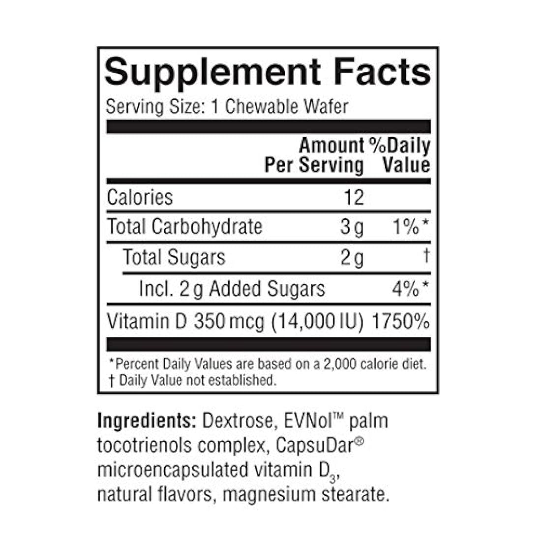 replesta NX una vez semanal Vitamina D Obleas, Naranja