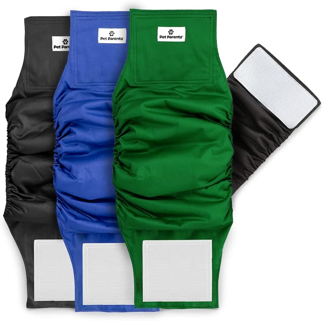 Bandas para vientre de perros lavables (3 PACK) de fundas