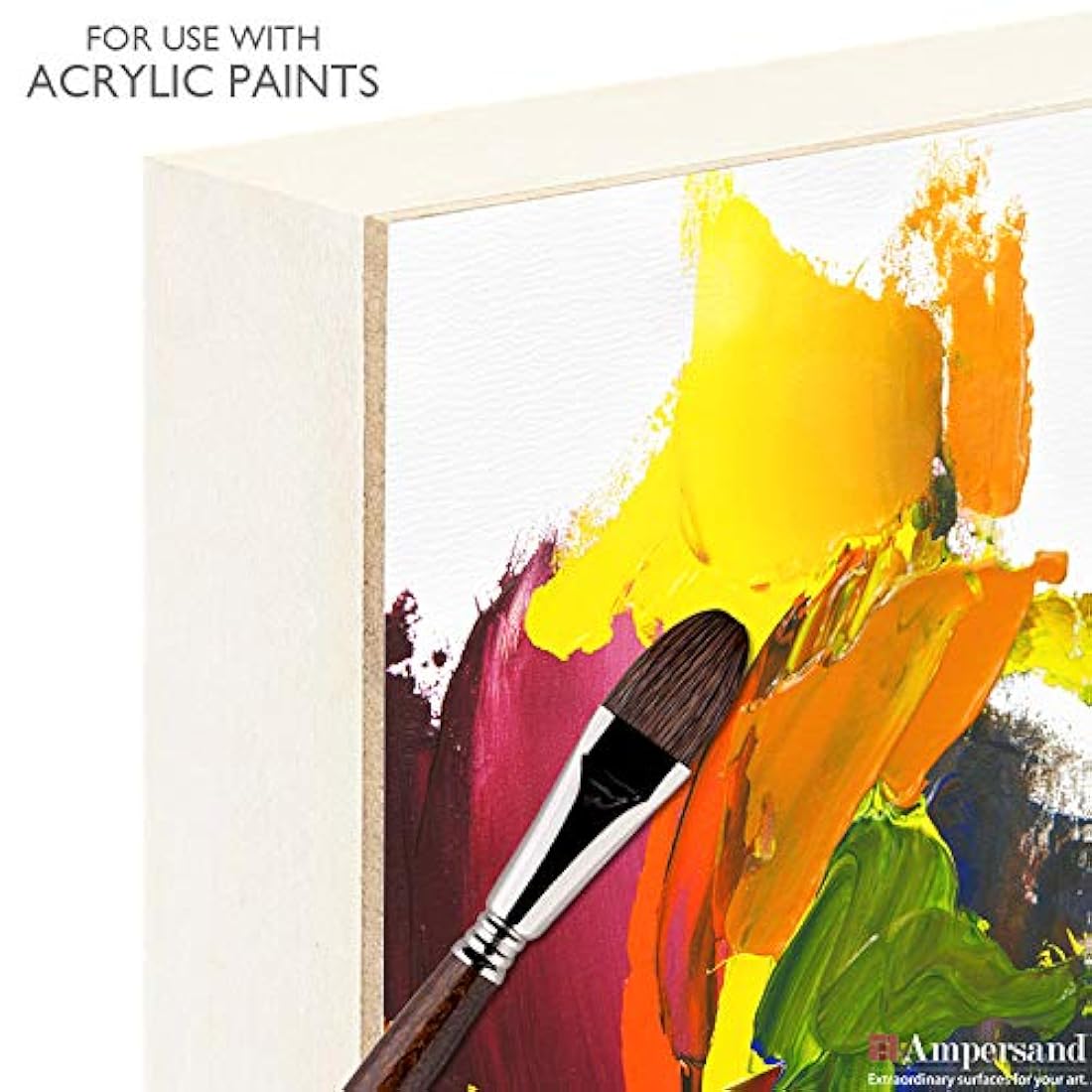 Panel de arte de textura de lienzo Ampersand Art Supply