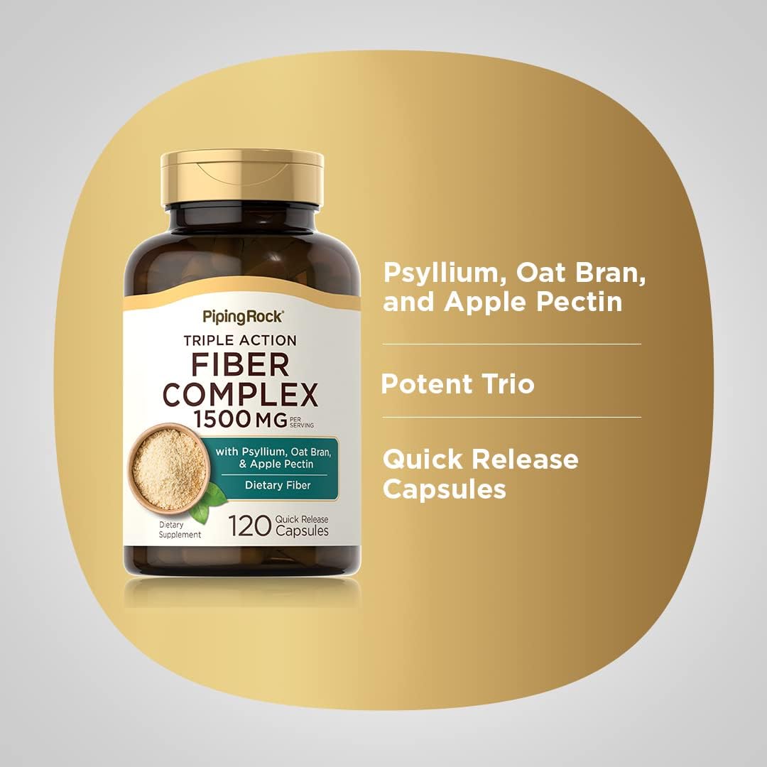 Complejo de fibra de Piping Rock 1500 mg Piping Rock