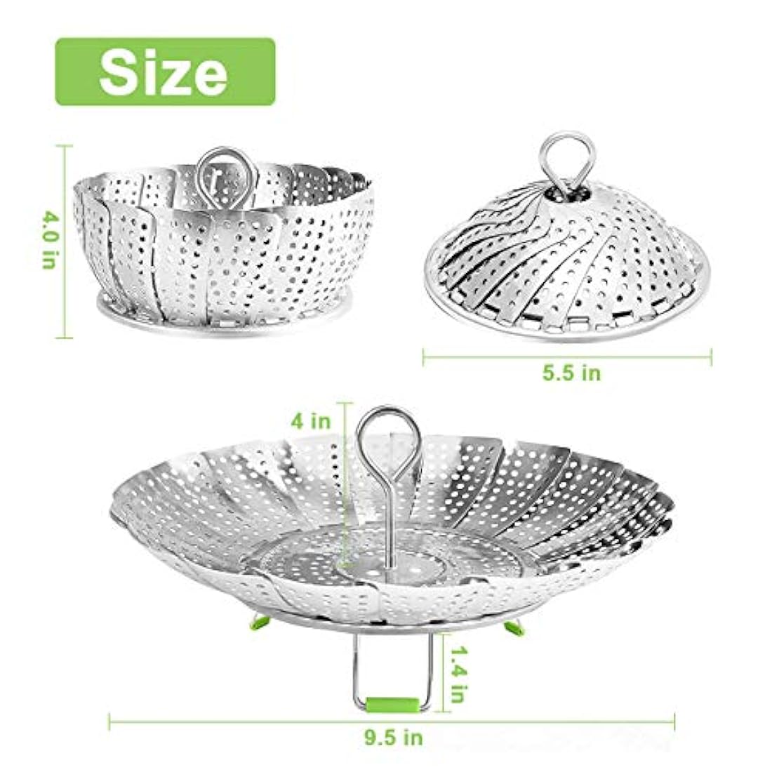 Vaporeras , para maceta instantánea acero inoxidable