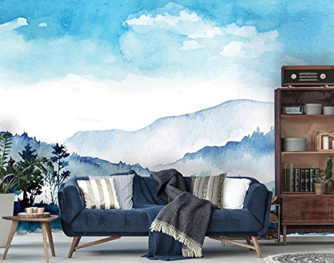 Mural de Papel pintado autoadhesivo acuarela