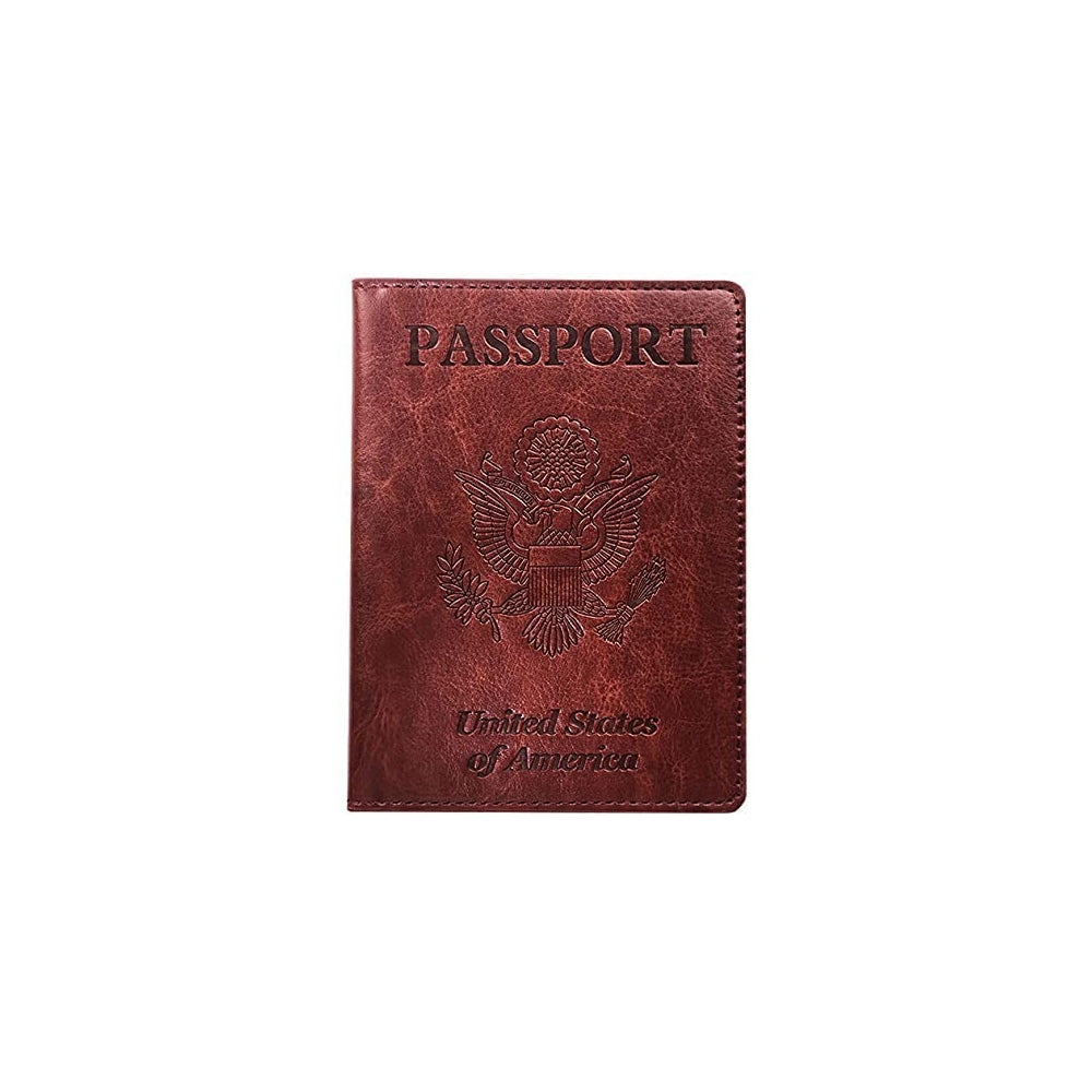 Porta Documentos y Tarjeta de pasaporte mejoradas rojo