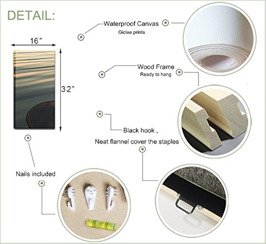 Lienzo decorativo para pared con diseño de piedra de