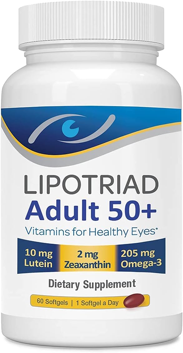 Suplemento Lipotriad de vitaminas y minerales para los ojos
